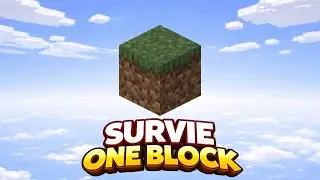 Survie One Block Minecraft - Construction de la maison partie 1 ! &Eacute;pisode 4