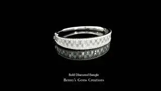 Bold Diamond Bangle
