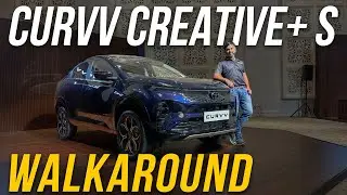Tata Curvv Creative+ S Variant Walkaround Review | Features, Space & More