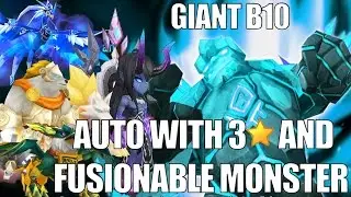 [HD] Giant B10 Auto With 3 star & Fusionable Monster GMGUILD