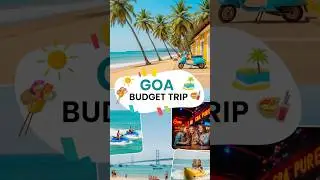 Goa Budget Trip💥 Tourista Travel needs contact Number: 7845501551 |Full video on our Channel💛🥂