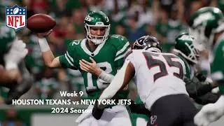 Houston Texans vs New York Jets | NFL 2024 Season | Week 9