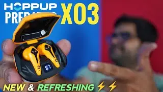Игровые наушники HOPPUP Predator Xo3 с низкой задержкой 35 мс и уникальным дизайном 🔥🔥 Полное тес...
