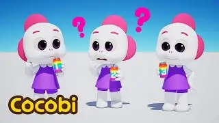 Three White Copies of Me! Who is Real?🌈 Learn Colors + More Fun Videos For Kids | Cocobi