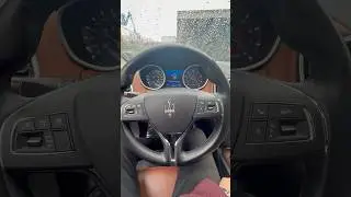 Maserati Ghibli Exhaust Sound #maserati #twinturbo #exhaust #shorts