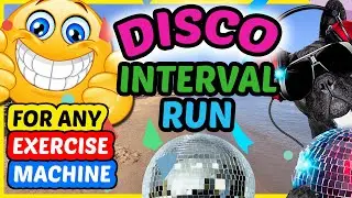 34 Minute DISCO HIIT Workout - Treadmill / Elliptical / Exercise Bike Fat Burning HIIT Workout!