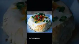 Creamy Potato Soup in a Sourdough Bread Bowl #recipe #recipes #food #cooking #cookingchannel #fyp