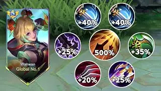 WANWAN FULL ATTACK SPEED BUILD THAT YOU MUST TRY!!! (EASY MANIAC) | MENACEMLBB