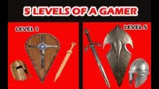 The 5 Levels of a GAMER!!!RAGE