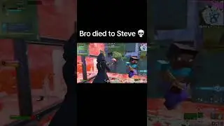 Bro died to Steve haha