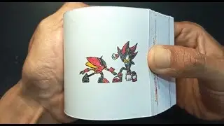 Shadow's Spin Dash vs Grim Sonic's Spin Dash Flipbook | Sonic Prime | FLIPAPER