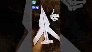 Wait for it, this is the best and easiest Paper Plane, Can you make it ? , #shorts