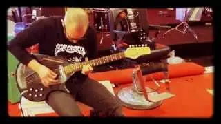 Martin Widholm (Domkraft) playing the Jerry Jones sitar and Strymon Lex