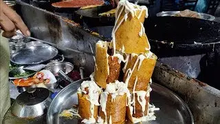 Burj Khalifa Dosa | Big Tower of Dosas | Indian Street Food