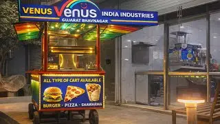 The all New Food Container Cart By Venus India Industries. Openable and movable food container cart.