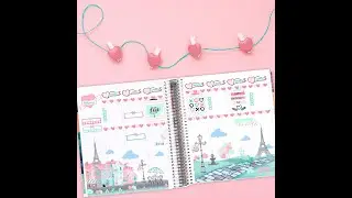 Lover's Lane Plan With Me Planner Spread Set Up (Winterfield Studios)