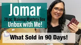 WHAT SOLD in 90 Days - Recap and Review of my Jomar Makeup Mystery Box
