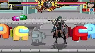 NICK54222 MUGEN: Crewmate VS Team Fire Emblem (Marth, Lyndis, Tharja, Byleth)