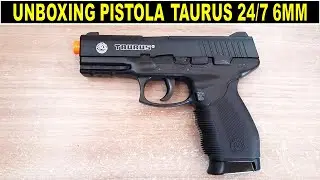 Unboxing Pistola Taurus 24/7 6mm - A melhor Pistola de Airsoft J&aacute; fabricada