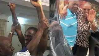 Burna Boy gifts his grandpa, Fela&rsquo;s former manager,Benson Idonije, a Toyota Highlander