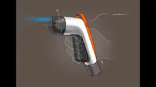 How to draw garden spraygun with iPad?