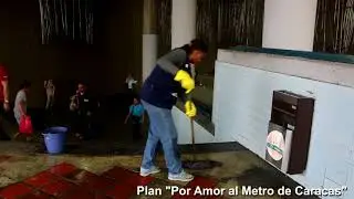 INTT realiza limpieza en la estaci&oacute;n de Metro Chacao