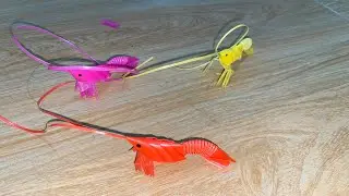 DIY Shrimp From Plastic / Easy Paper Craft / Tey Art and Craft / #shrimp #plastic #teyartandcraft