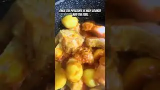 Mirga mas with alu (fish curry with potatoes)