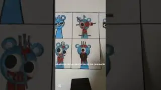 all drawings of sprunki sky blue from phase 1 to phase 5 #sprunki #skyblue  #art #incredibox #draw