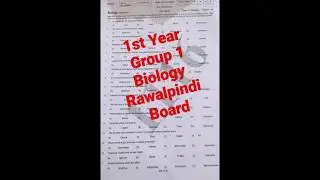 1st year group 1 biology paper rawalpindi board 2023