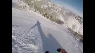 Park City Snowboarding 2/7/2016 Orange Bubble lift
