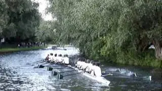 11 June 2009 Cambridge Rowing Bumps - Queens crash