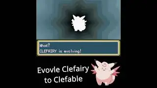 Get Clefable in Pok&eacute;mon LeafGreen/FireRed ☄️ #shorts