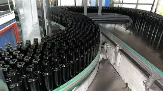 Green Glass Olive Oil Bottle Production Process | Inside Huihe Packaging Factory