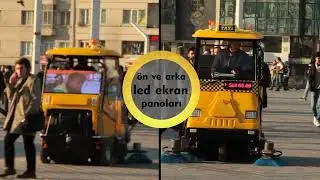 48 Volt Road Sweeping Vehicle With Battery Panther 360 Ertuğ Proje