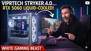 Обзор игрового ПК ViprTech Stryker 4.0: сборка на базе Ryzen 7 + RTX 5060 с жидкостным охлаждение...