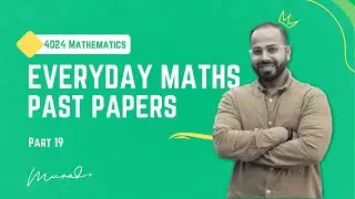 Everyday Maths | O Level Mathematics 4024 | Oct/Nov 2011 Past Paper Solutions | Easy | Practice
