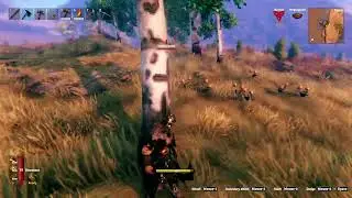 Killing a deathsquito with a tree