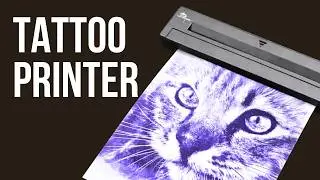 Migliore STAMPANTE STENCIL TERMICA per TATUAGGIO REALISTICO... Stampa FOTO a BASSO COSTO!