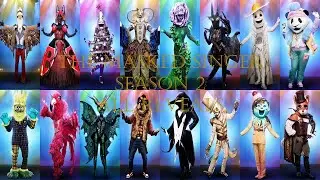 THE MASKED SINGER SEASON 2 ALL REVEALS