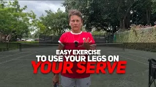 How to Use Your Legs in the Tennis Serve | Improve Power and Balance