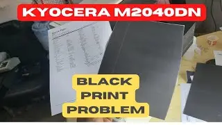 Проблема с черной печатью | принтер kyocera m2040dn @technicaldev19