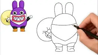 Draw Super Mario Bros. Wonder | Nabbit | Art Famiya Coloring