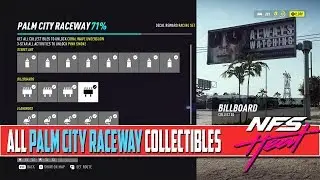 Need For Speed Heat ALL COLLECTIBLES Locations Palm City Raceway
