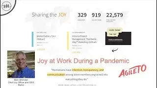 Joy at Work During a Pandemic with Richard Sheridan - AgileTO QuickTalks