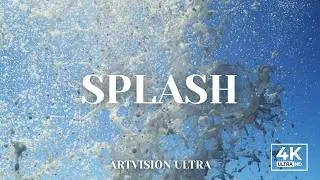 Liquid Splash in Slow Motion &ndash; 3 Hours of Ambient Flow for Focus & Meditation in 4K