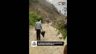 61-YEAR-OLD INJURED BY FALLING ROCKS NEAR BHIKIYASAIN MARKET