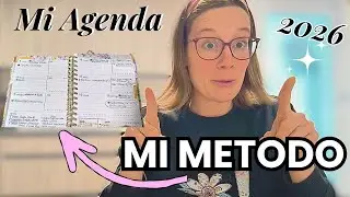 ✅Mi método para organizar TODO: trabajo, ahorro, familia...EN UNA SOLA AGENDA| Mi agenda 2026❣️