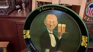 Vintage Hampden Brewing Company Decorative Beer Serving Tray FOR SALE $250
