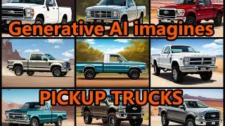 Generative AI imagines Pickup Trucks